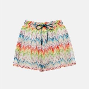 NWT Missoni Mare Zig zag coverup shorts 38/ 2